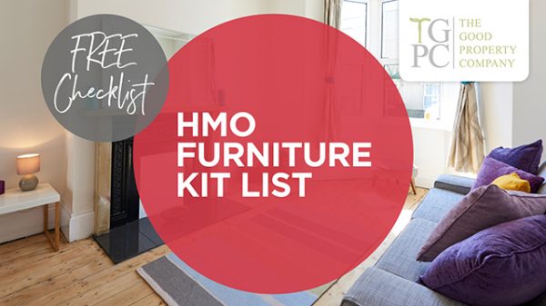 HMO Furniture Kit Checklist